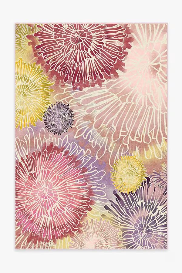 Chrysanthemum Brights Rug | Ruggable