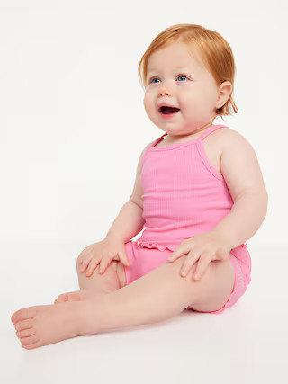 Rib-Knit Cami and Shorts Set for Baby | Old Navy (US)