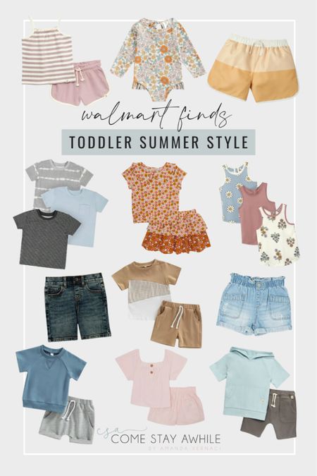 Walmart does it again with the cutest toddler outfits for summer 😍 I’m loving all the sweat sets and floral patterns! 

#summerstyle #kidsclothing #walmartwins

#LTKfamily #LTKFind #LTKkids