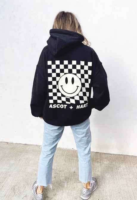 Ascot + Hart Smile Logo Hoodie | Ascot + Hart