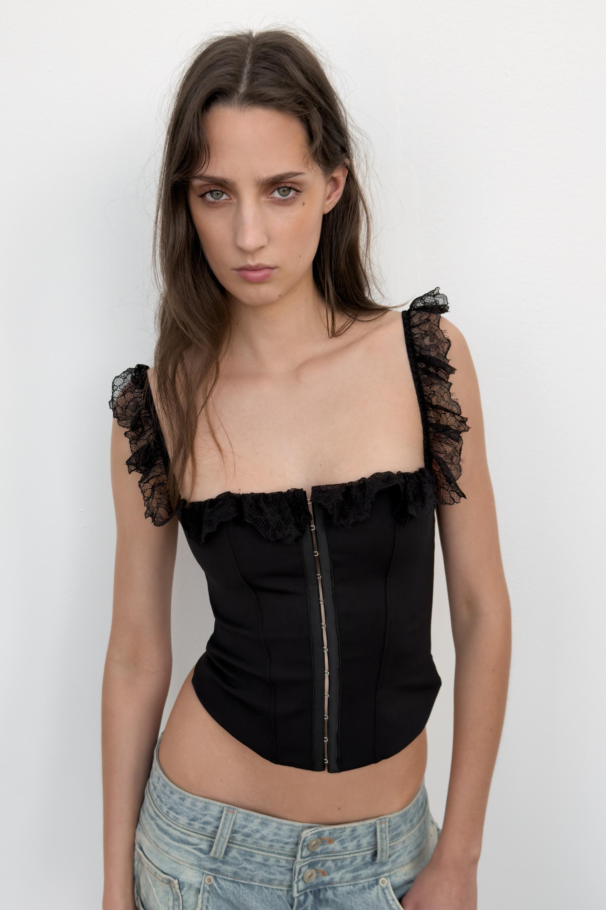 LACE CORSET TOP | Zara US