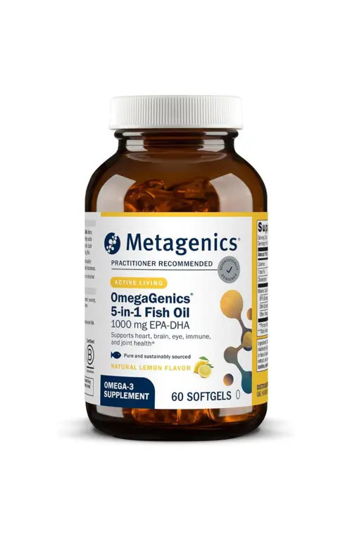 Metagenics OmegaGenics High Potency Omega-3 Fish Oil Supplement 60 Count in None at Nordstrom | Nordstrom