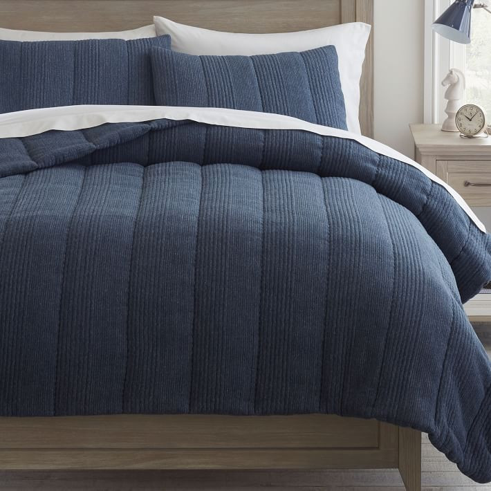 West Elm Cloud Jersey Comforter | Pottery Barn Teen