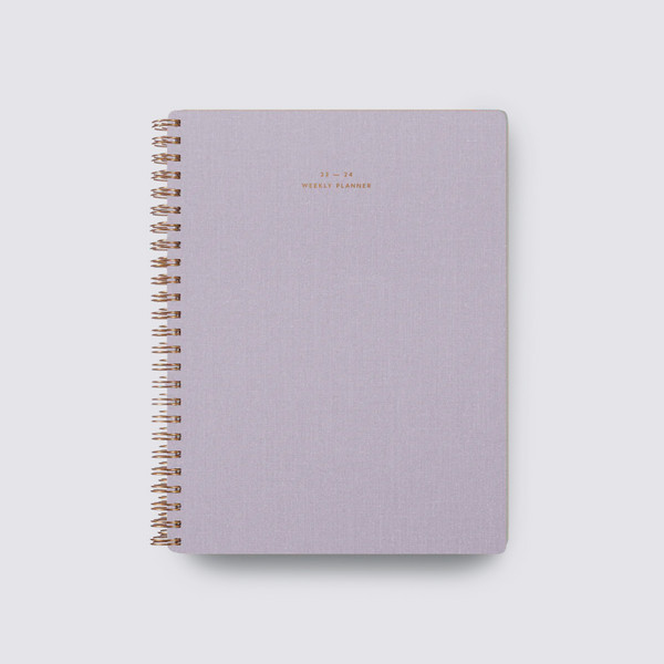 2023 - 2024 Academic Weekly Planner - Lavander Grey | Trouva (Global)