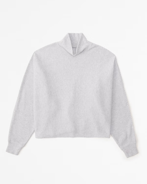 Long-Sleeve Dolman Waffle Tee | Abercrombie & Fitch (US)