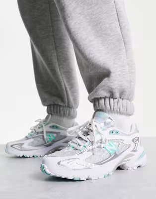 New Balance 725 trainers in grey and aqua green | ASOS (Global)
