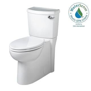 American Standard Cadet 3 FloWise 2-piece 1.28 GPF Elongated Toilet with Seat and Concealed Trapway in White | Home Depot