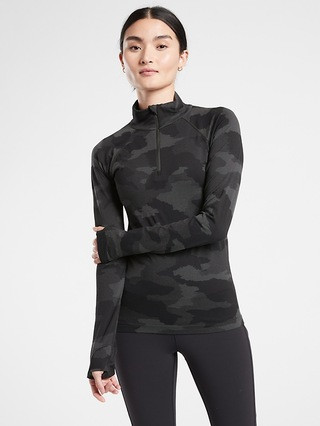Momentum Camo Half Zip | Athleta
