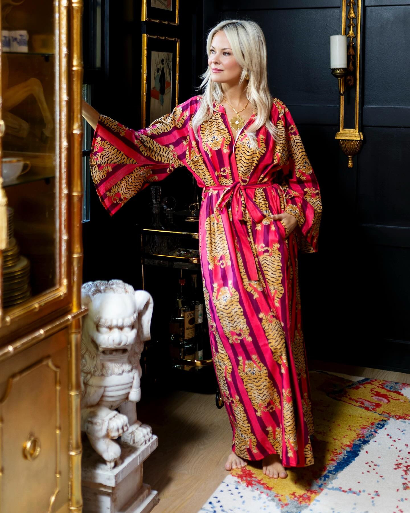 One of my all time favorite caftans is available for pre-order! ❤️❤️❤️ #caftan #tiger #kaftan #modestfashion