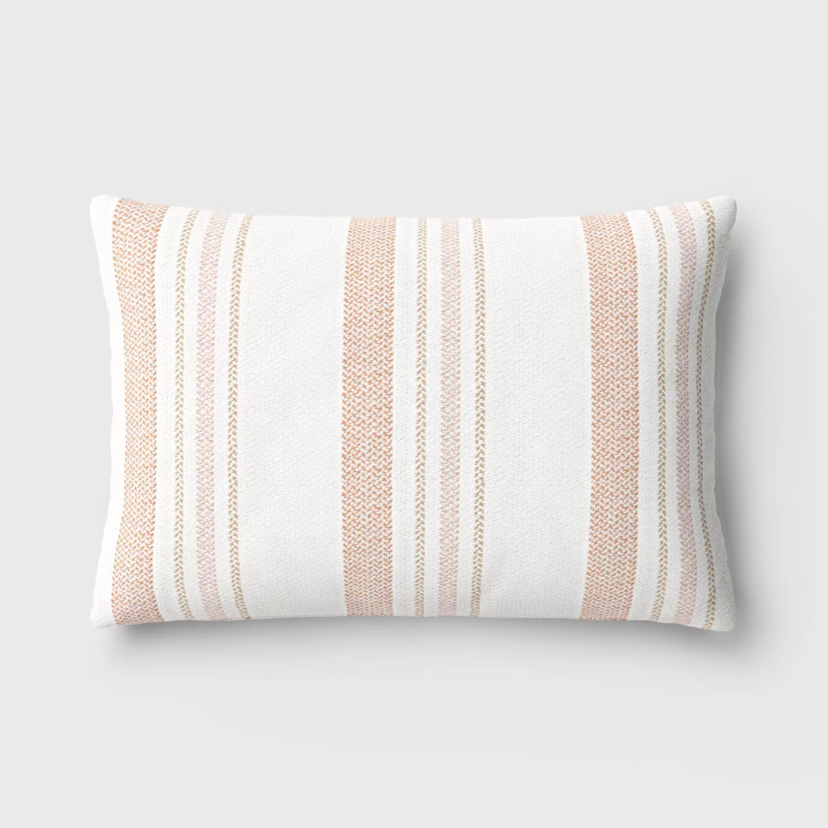 Textured Yarn Dyed Cotton Lumbar Throw Pillow - Room Essentials™ | Target