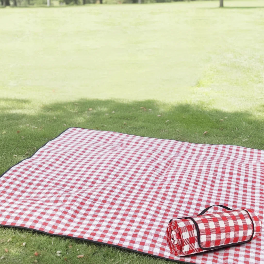 80''X80'' Checkered Picnic Blanket - Waterproof Outdoor Mat For Beach, Camping & Wedding Registry... | Wayfair North America