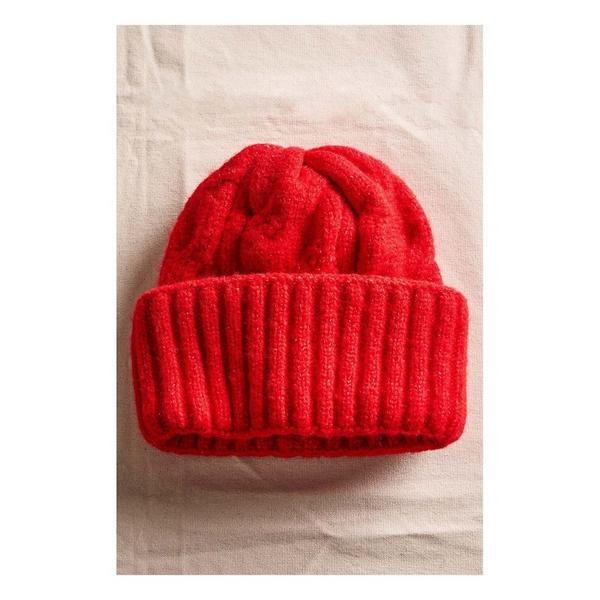 Women's Free People Coastline Beanie One Size Bright Red | Scheels Sports