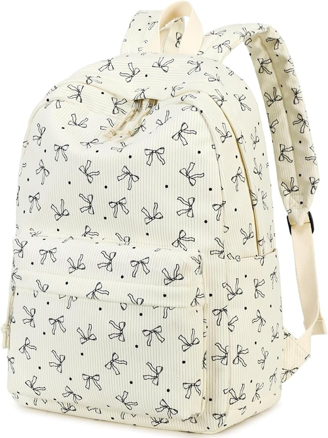 Backpack for Teen Girls Corduroy Bookbags Elementary Middle High School School Bag Lightweight Wo... | Amazon (US)