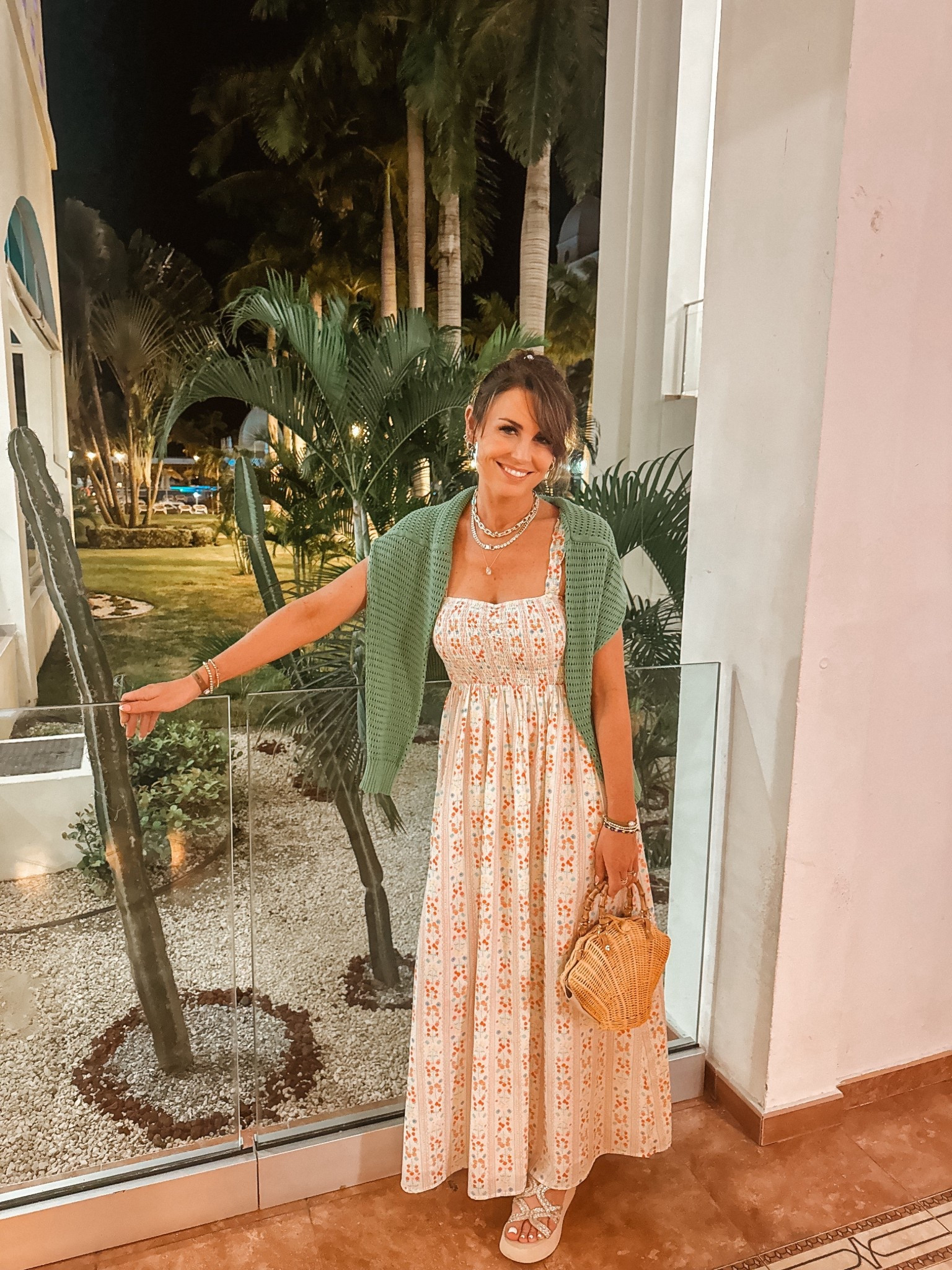 Beach riot maxi dress
Sanctuary crochet sweater
Dolce vita sandals

#LTKSeasonal #LTKootd #LTKTravel