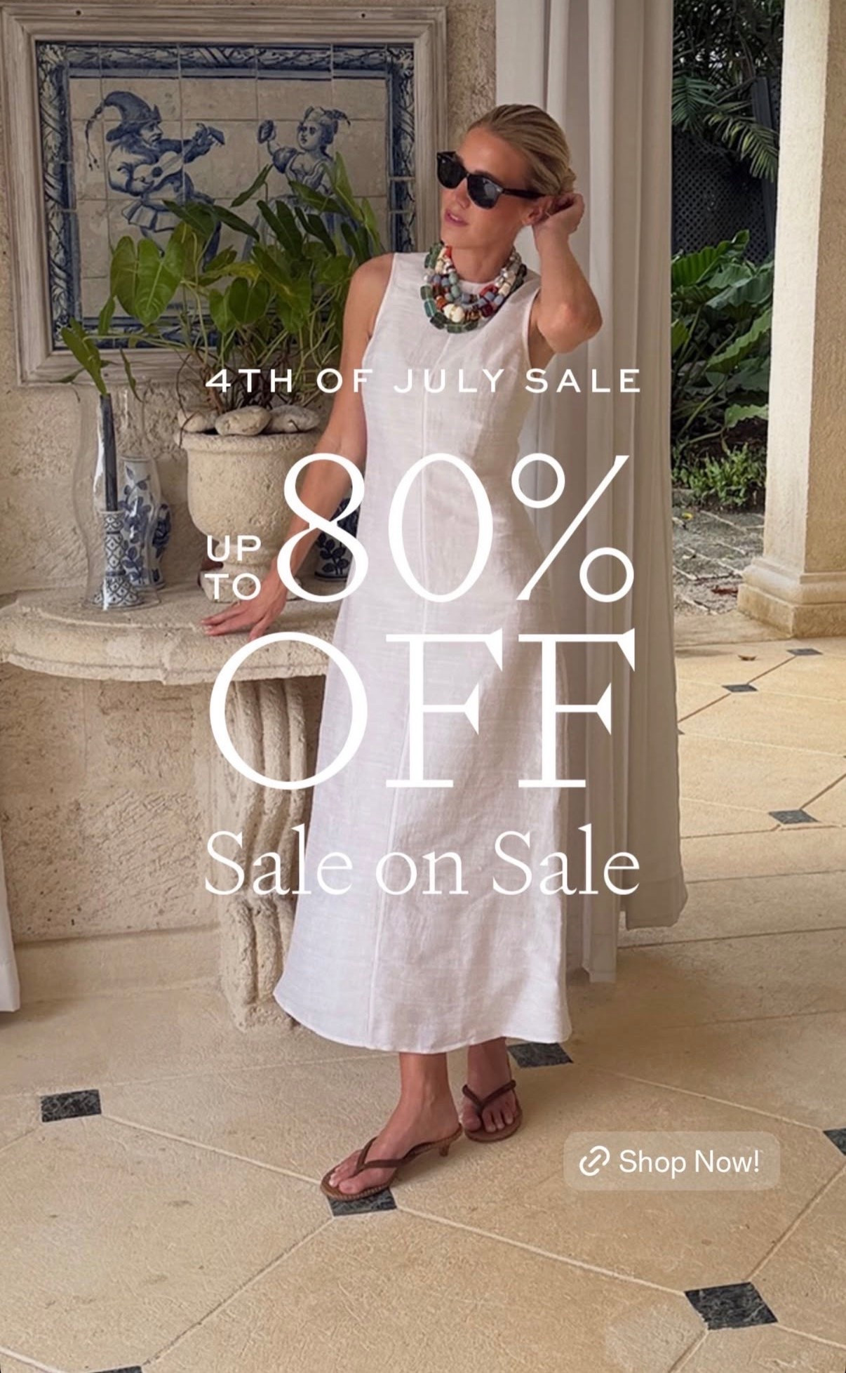 Our beloved Julia Amory is having a big sale! Extra 25% off sale items! Automatically applied in cart! 

Sale shipping, summer sale, summer style, mom style, classic style

#LTKmomlife #LTKSeasonal #LTKSaleAlert