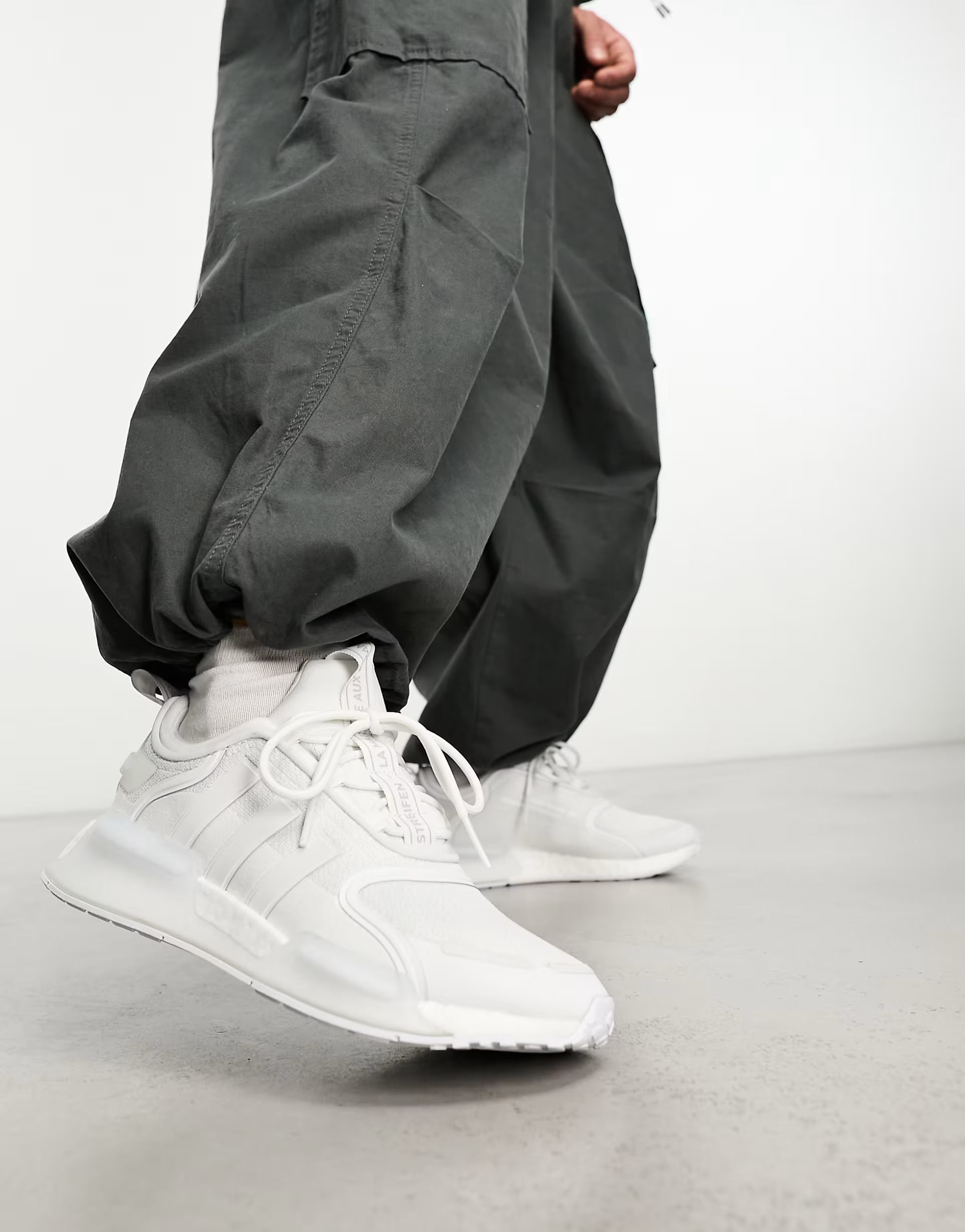 adidas Orignals NMD_V3 trainers in triple white | ASOS (Global)