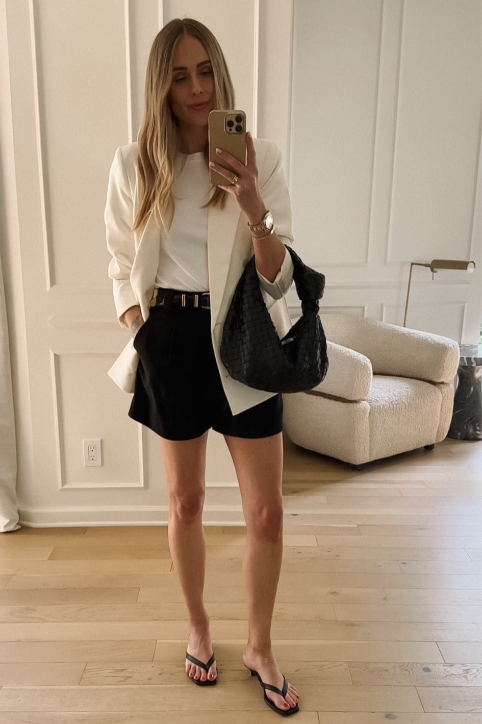 Blazer size 4, tee size small, shorts size small, sandals tts 

#LTKSaleAlert #LTKStyleTip #LTKOver40