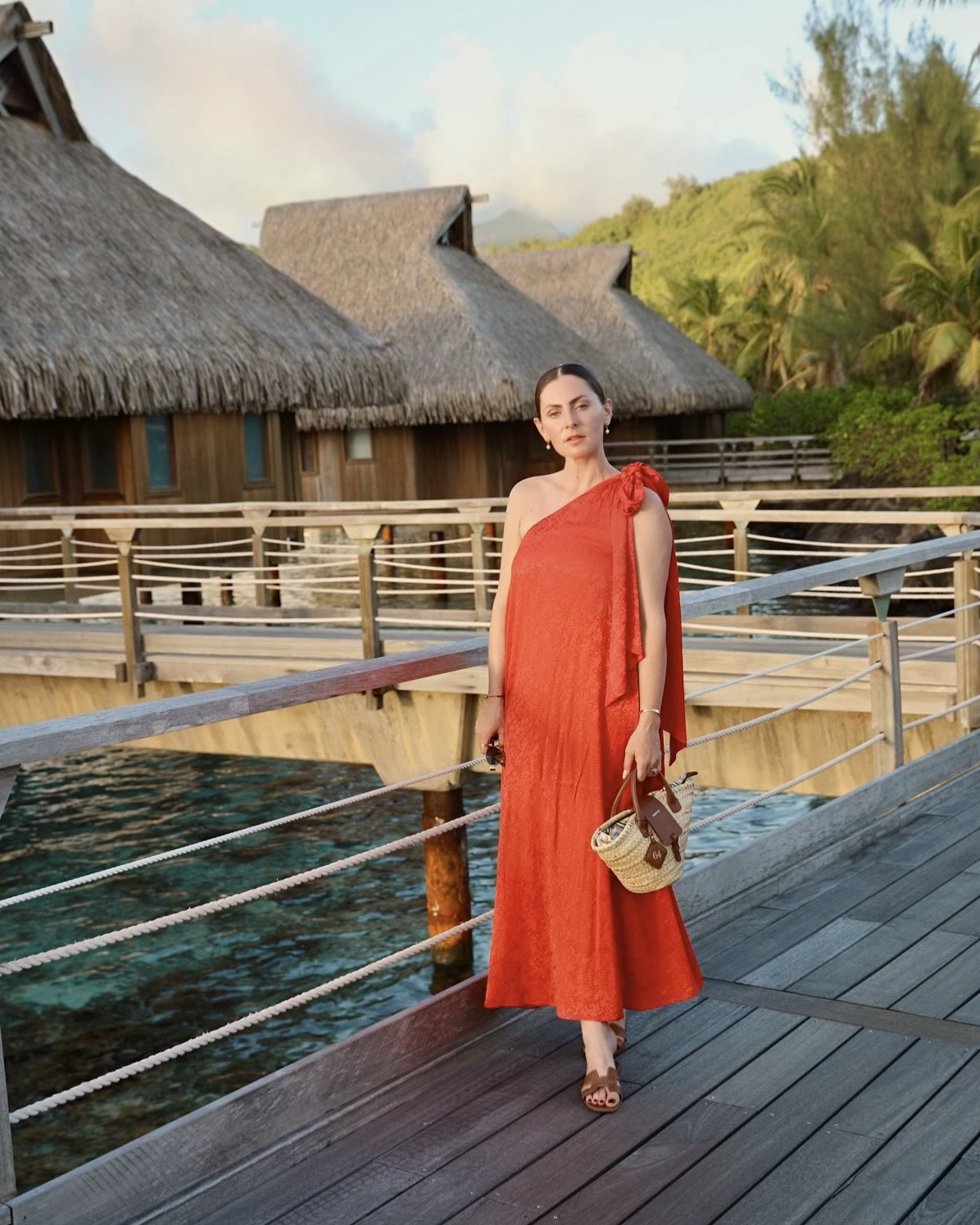 Favorite OOTN I wore in Bora Bora. It’s the shade of red and one-shoulder silhouette for me ❤️. Linking to similar red dresses I also have my eye on since this one from Sezane is sold out.

#LTKOver40 #LTKStyleTip #LTKSeasonal