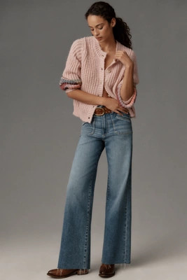 PAIGE Anessa High-Rise Wide-Leg Jeans | Anthropologie (US)