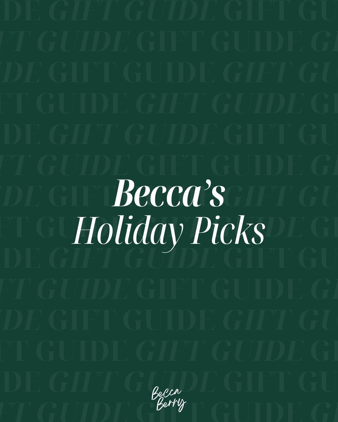 My personal 2025 gift picks — curated favorites for fashion, beauty, and lifestyle. #BeccasFavorites #HolidayGiftGuide #GiftIdeasForHer

#LTKMidsize #LTKGiftGuide #LTKBeauty