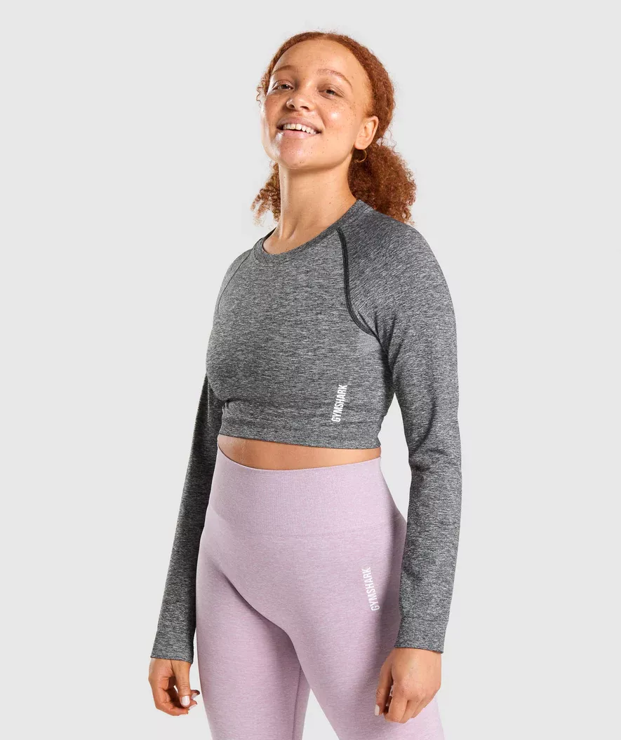 Gymshark Adapt Marl Seamless Long … curated on LTK