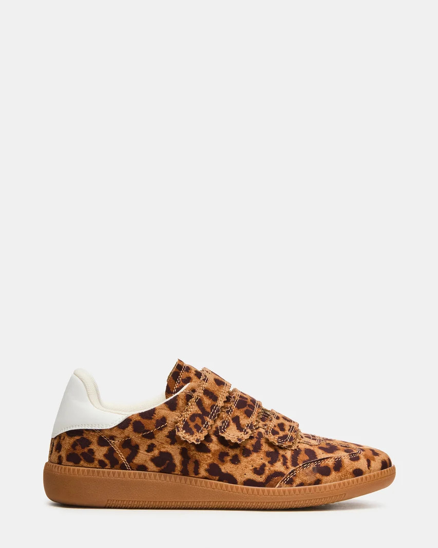 MOMENTUM Leopard Velcro Low-Top Women's Sneakers | Steve Madden (US)