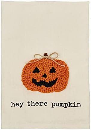 Mud Pie Large Knotted Halloween Towel, Pumpkin, 26" x 17.5" | Amazon (US)