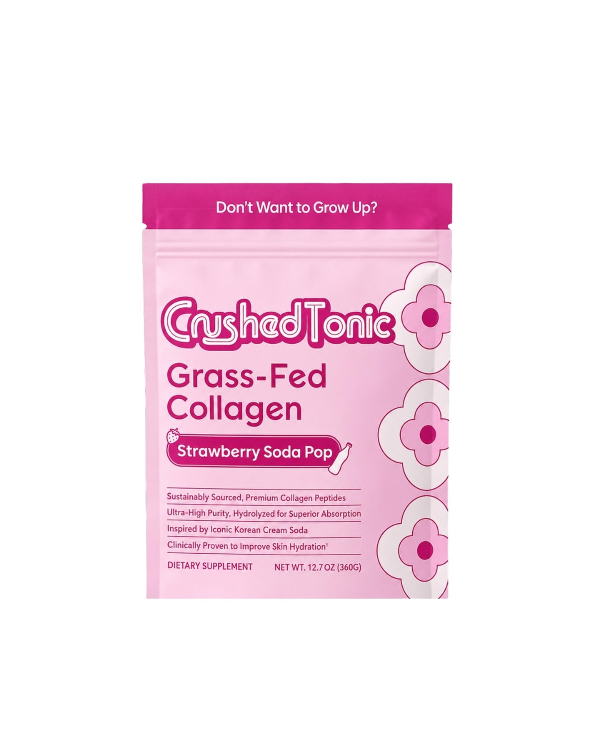 Crushed Tonic Strawberry Soda Pop Collagen Powder - 30 pouches | Macy's