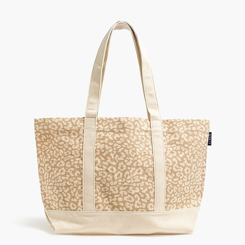 Structured canvas tote bag | J.Crew Factory