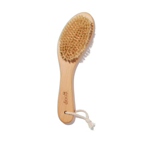 goop Beauty Dry Brush | Exfoliating & Detoxifying for Dry Skin | Wooden Brush with Natural Biodegradable Sisal Fibers | Sweeps Away Dead Skin Cells for Luminous, Smooth Skin | FSC-Certified | Amazon (US)