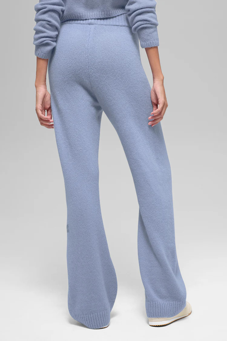 Cashmere High-Waist New Class Wide Leg Pant | Alo Yoga (US)