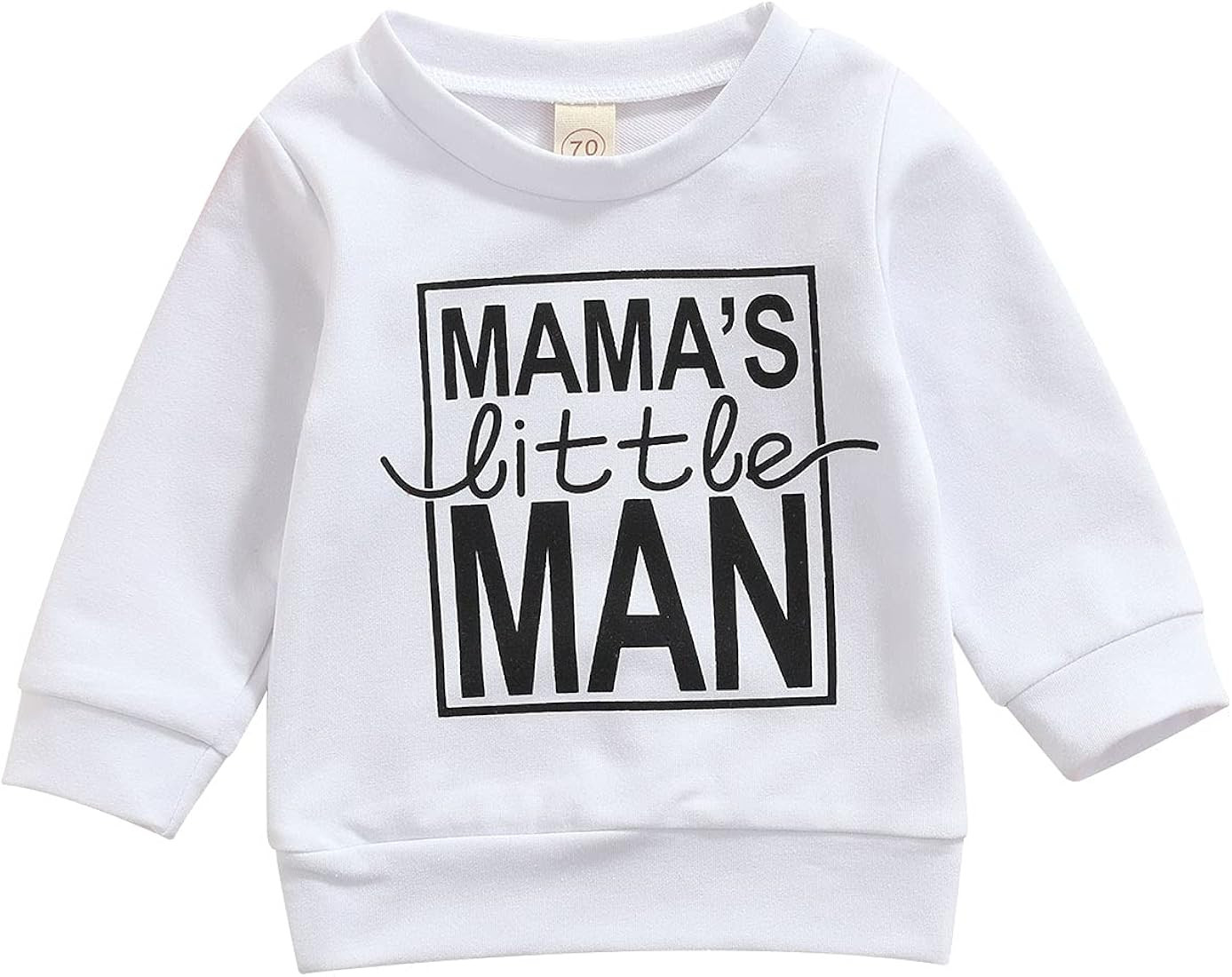 Toddler Baby Boys Girls Sweatshirt Tops Letter Print Long Sleeve Pullover Shirts Fall Outfits Clothe | Amazon (US)