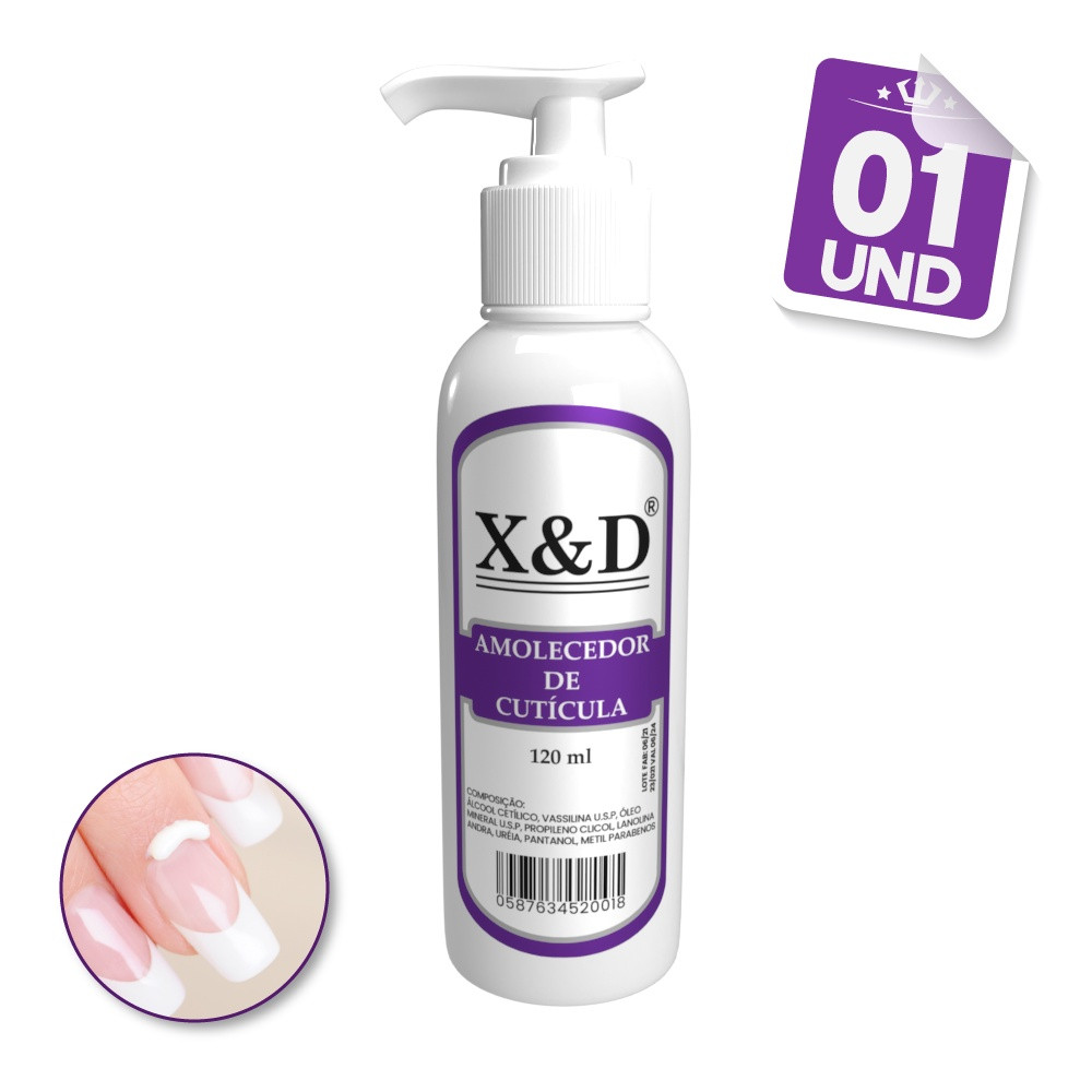 Amaciante Amolecedor De Cutículas E Calosidades 120ml X&D | Shopee (BR)