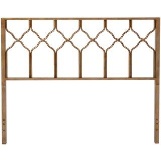 http://www.overstock.com/Home-Garden/Brushed-Gold-Honeycomb-Headboard/8692455/product.html | Bed Bath & Beyond