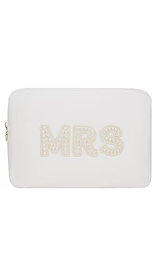 Stoney Clover Lane Mrs Large Pouch in Blanc from Revolve.com | Revolve Clothing (Global)