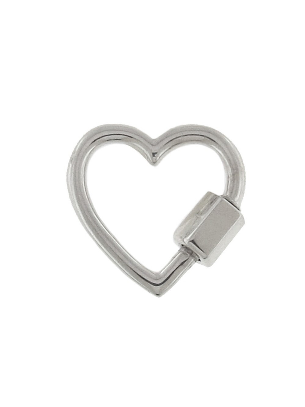 Marla Aaron Regular Heart Lock - Sterling Silver | YLANG 23