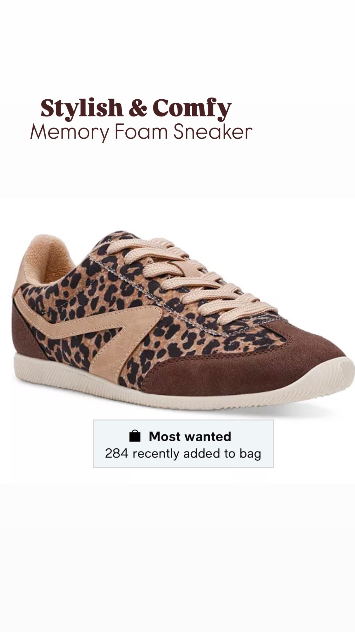 Chic meets comfy! These sneakers have memory foam cushioning that makes every step feel like walking on pillows.


#fallfashion #fallsneakers #macys 

#LTKShoeCrush #LTKSeasonal #LTKSaleAlert