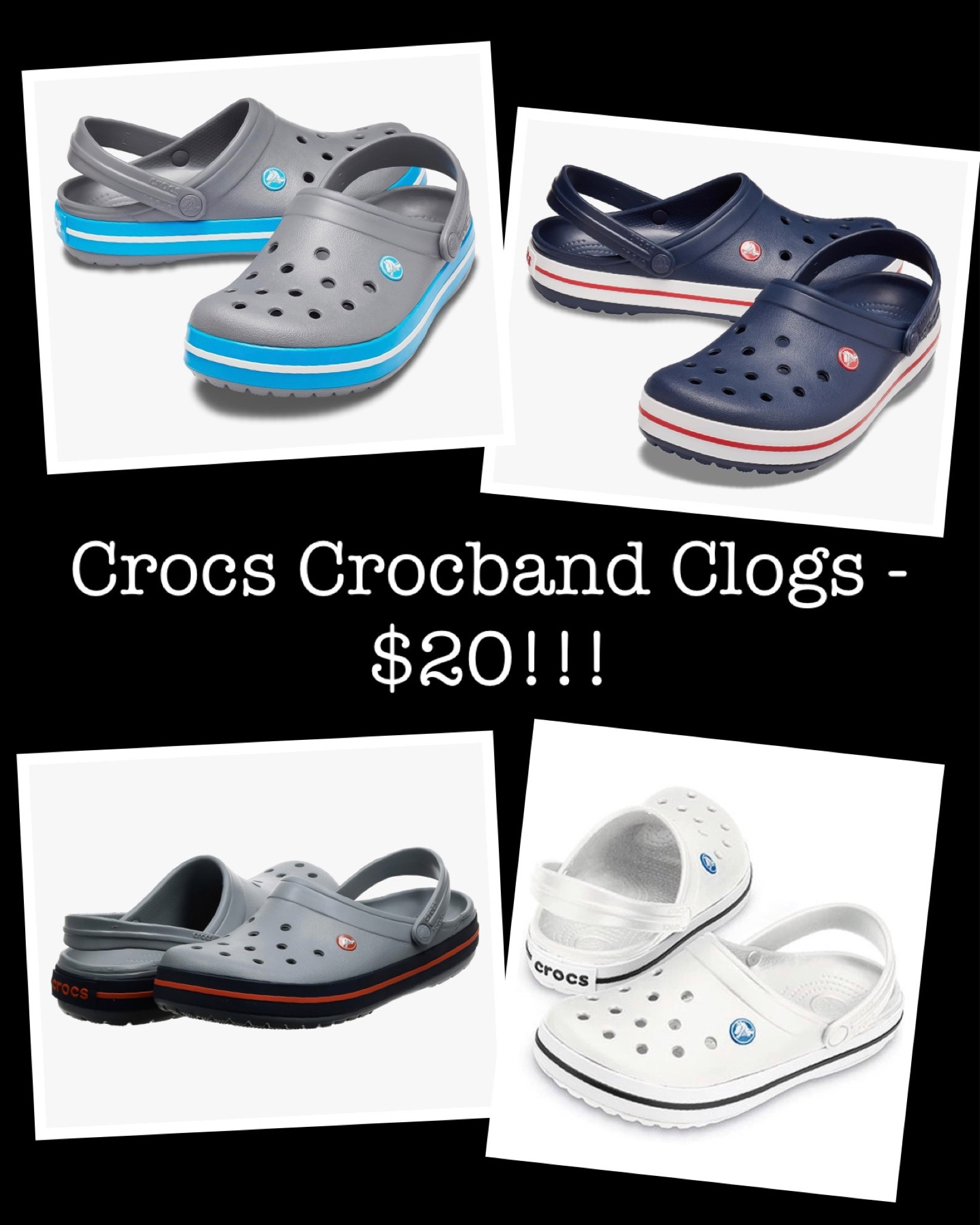 A Flash Deal JUST became available on Amazon to get the Crocs Crocband Clogs for only $20 tonight!!!! These are designed to be a super durable Croc, so they tend to be the most expensive. At 64% off tonight, this deal cannot be beat!!! Four colors available in most sizes 🐊

#LTKGiftGuide #LTKshoecrush #LTKsalealert