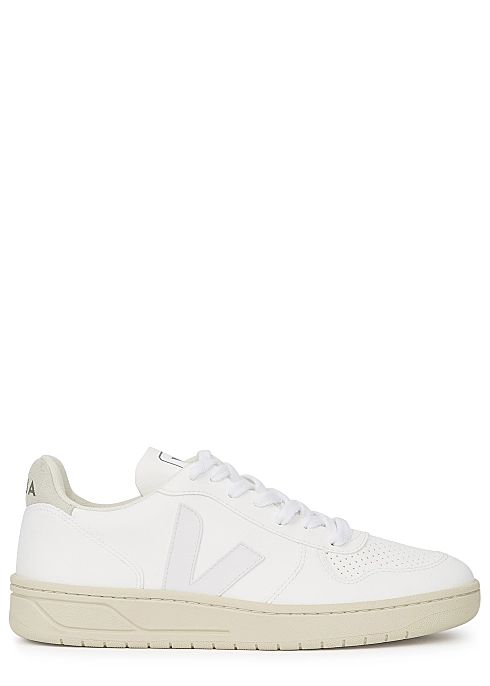 V-10 white faux leather sneakers | Harvey Nichols (Global)