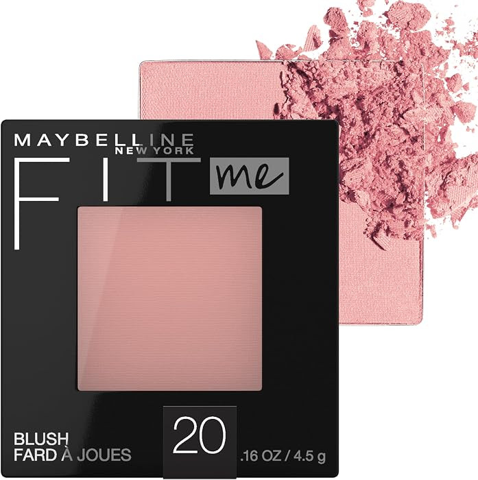 Maybelline Fit Me Powder Blush, Lightweight, Smooth, Blendable, Long-lasting All-Day Face Enhanci... | Amazon (US)