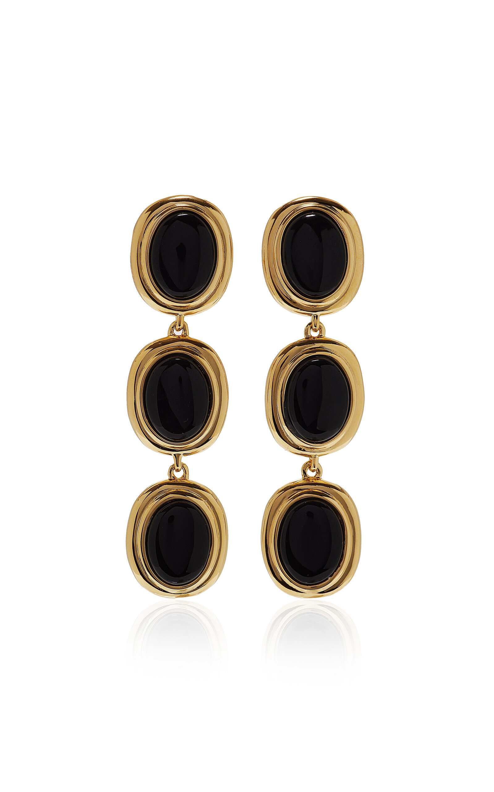 Exclusive Ada Gold Vermeil Onyx Earrings | Moda Operandi (Global)