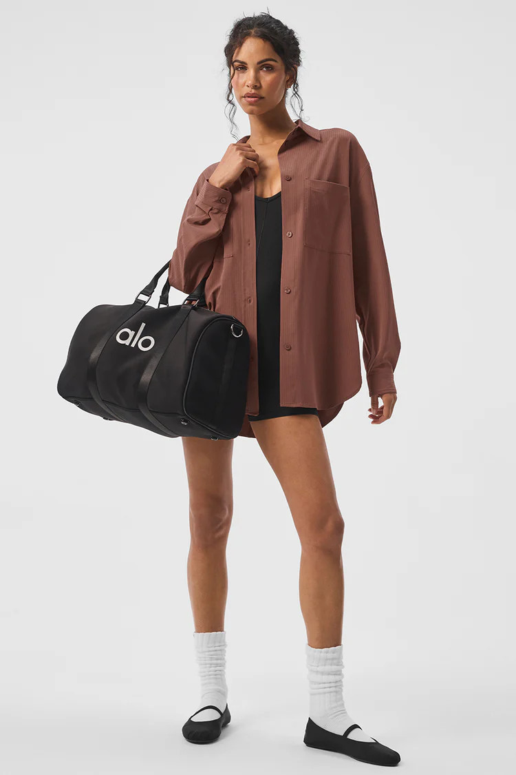 Dreamscape Button Down Long Sleeve - Chestnut | Alo Yoga (US)