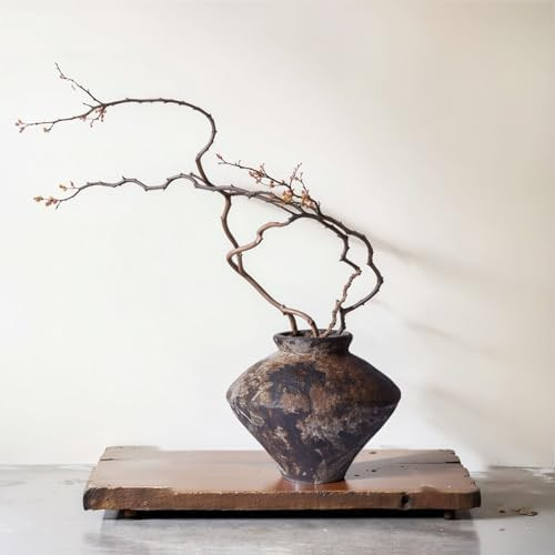 Wabi Sabi Rusty Vintage Vase, 6.1" Tall Wabi Sabi Decor Rustic Farmhouse Pottery Vase for Centerp... | Amazon (US)