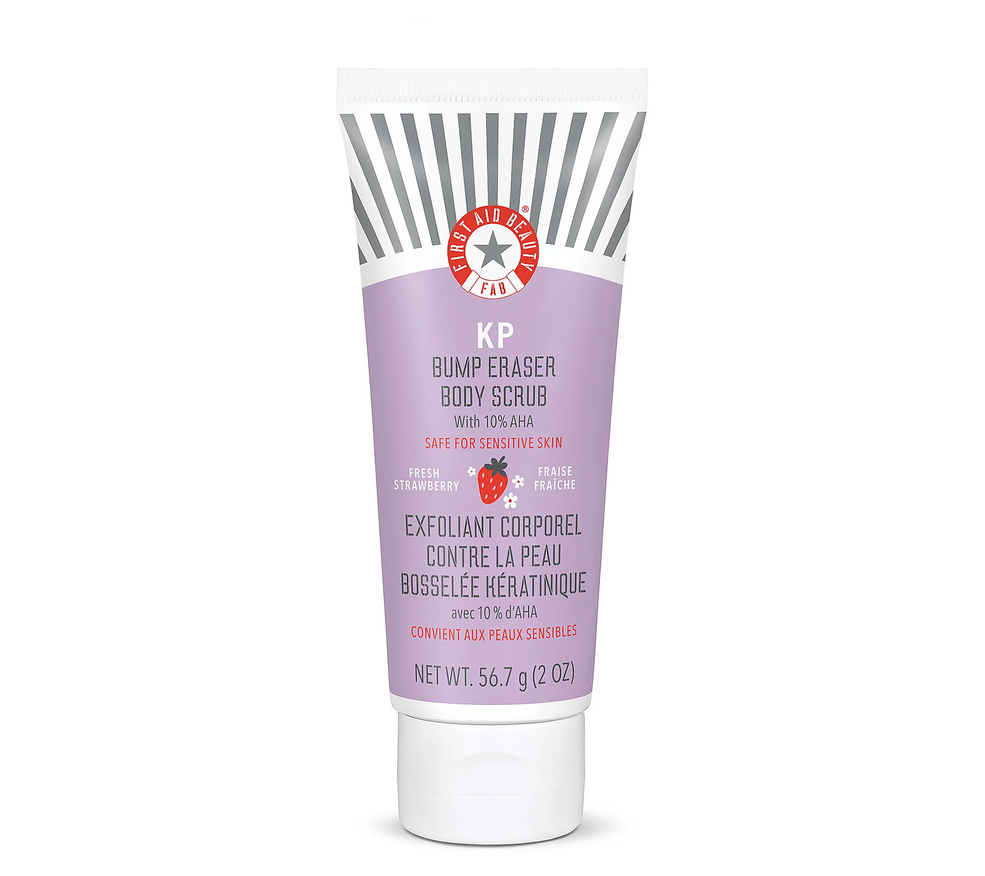 First Aid Beauty KP Bump Eraser Body Scrub 10% HA- Strawberry | QVC