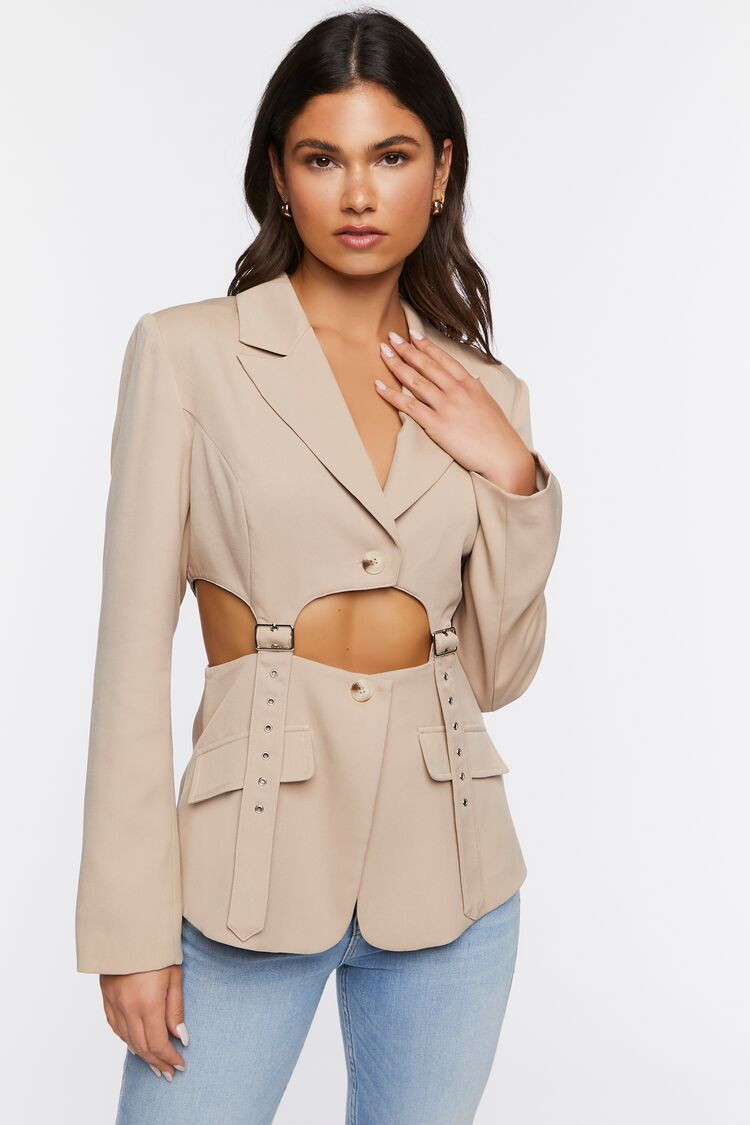 Cutout Strappy Blazer | Forever 21 (US)