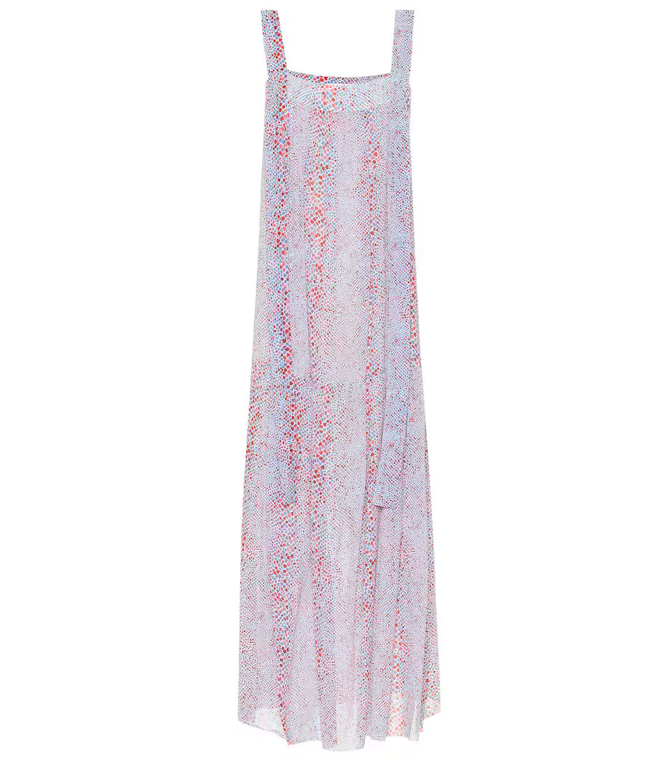 Printed cotton and silk maxi dress | Mytheresa (DACH)