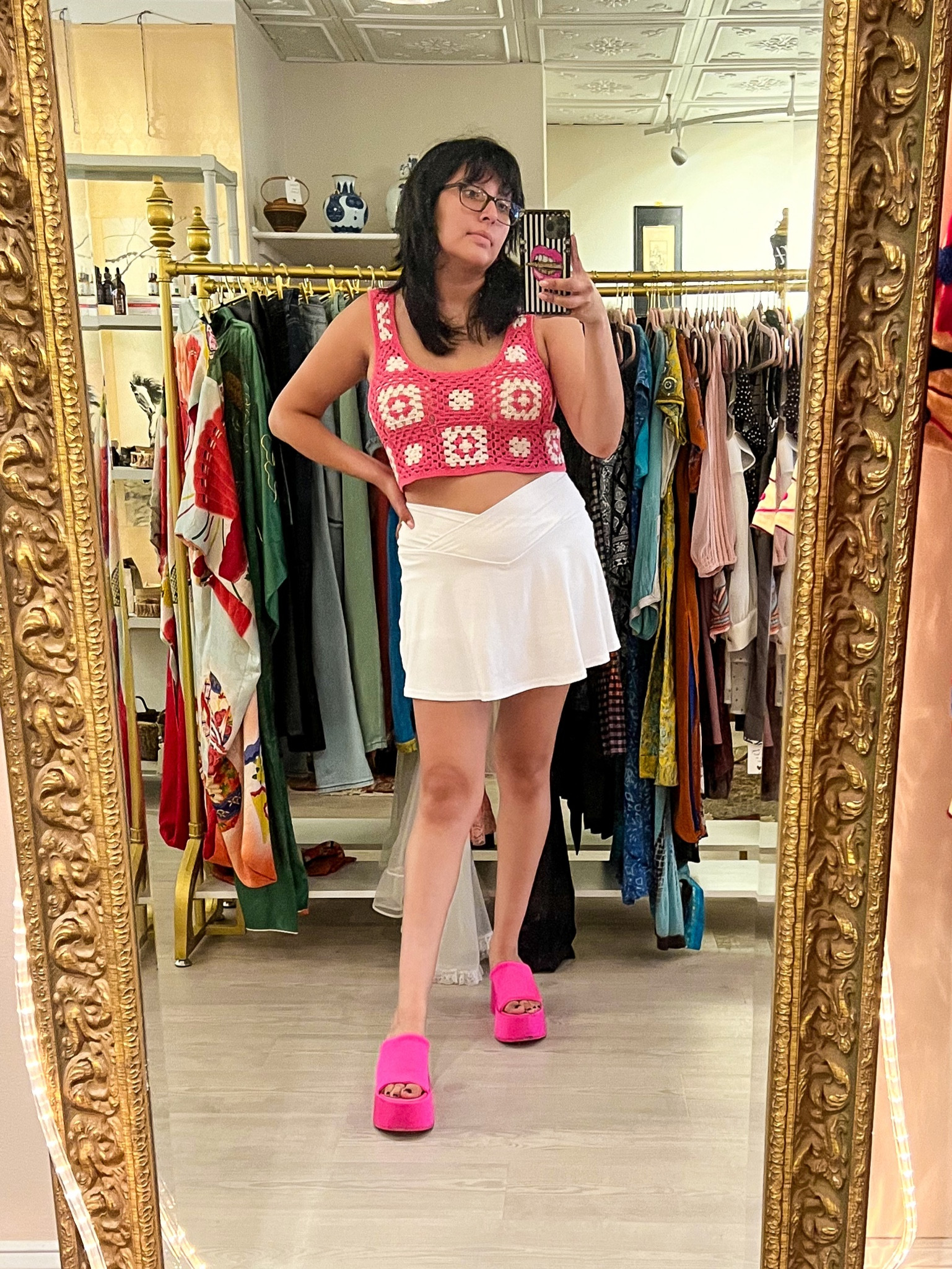 OFFLINE by Aerie Tennis Skirt and Macy’s Madden Girl Platform Sandals

#LTKshoecrush
