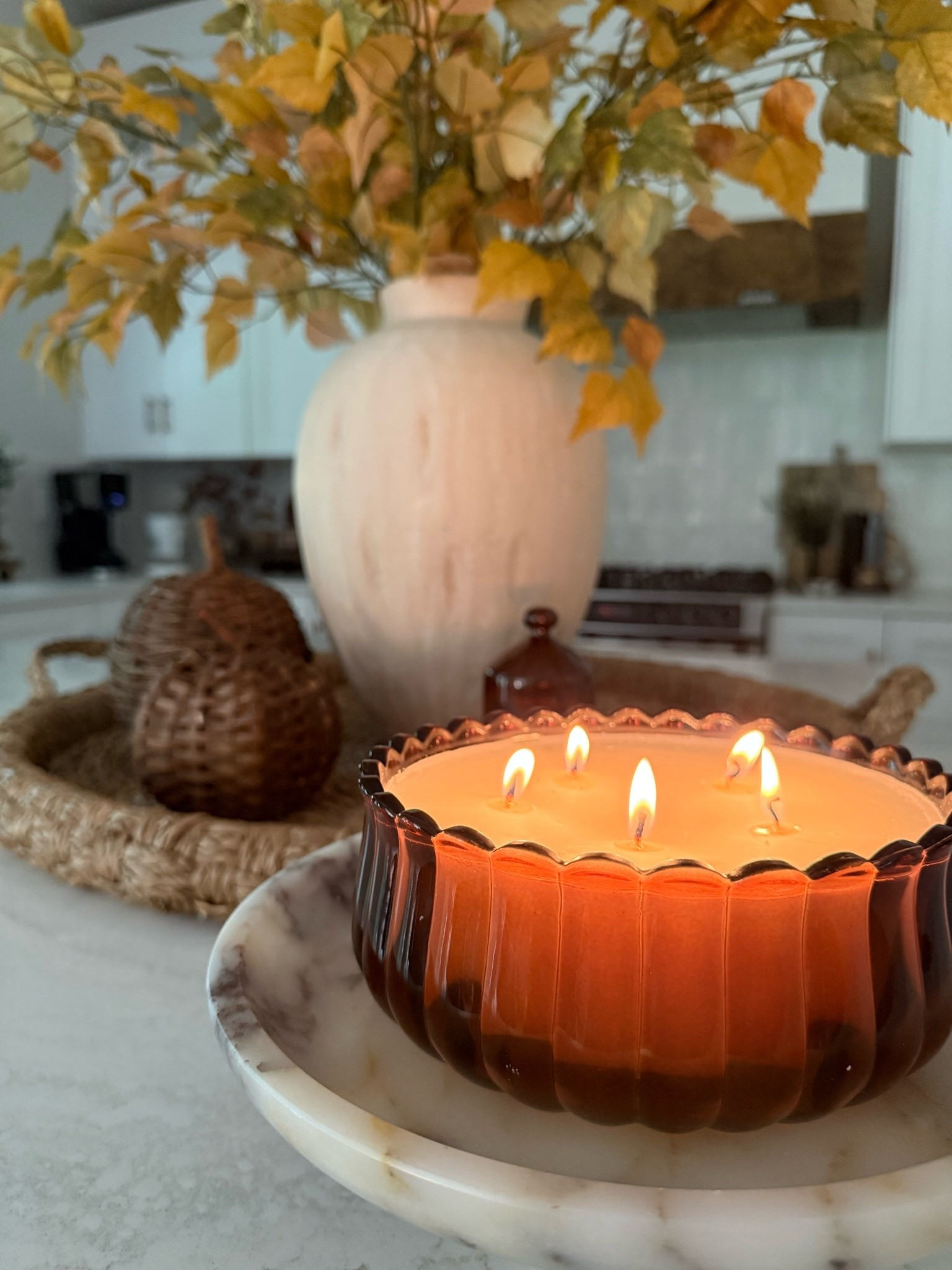 Adding some cozy to the kitchen🤎