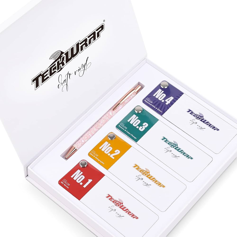 TECKWRAP Muestras adhesivas de vinilo para muestras de color, 1 juego/paquete | Amazon (US)