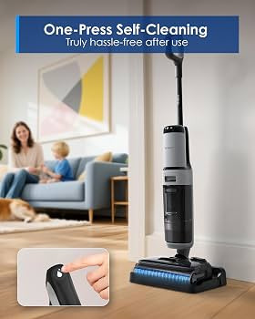 Tineco Floor ONE i5 Stretch Wet Dry Vacuum Cleaner, Vacuum & Mop in One Step, 20kpa Powerful Suct... | Amazon (US)